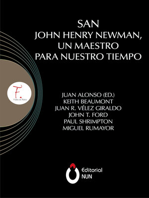 cover image of San John Henry Newman, un maestro para nuestro tiempo